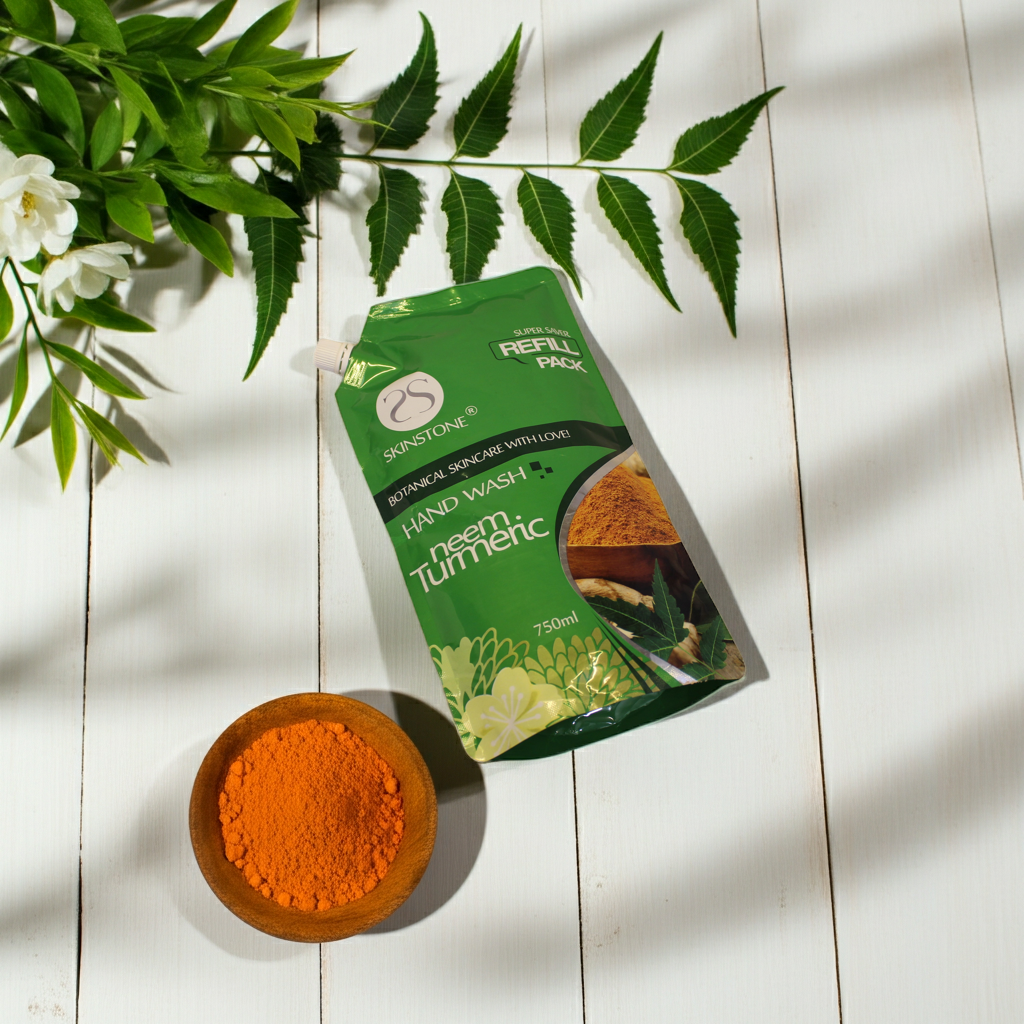 Skinstone Neem Turmeric Handwash 750ml Refill Pack
