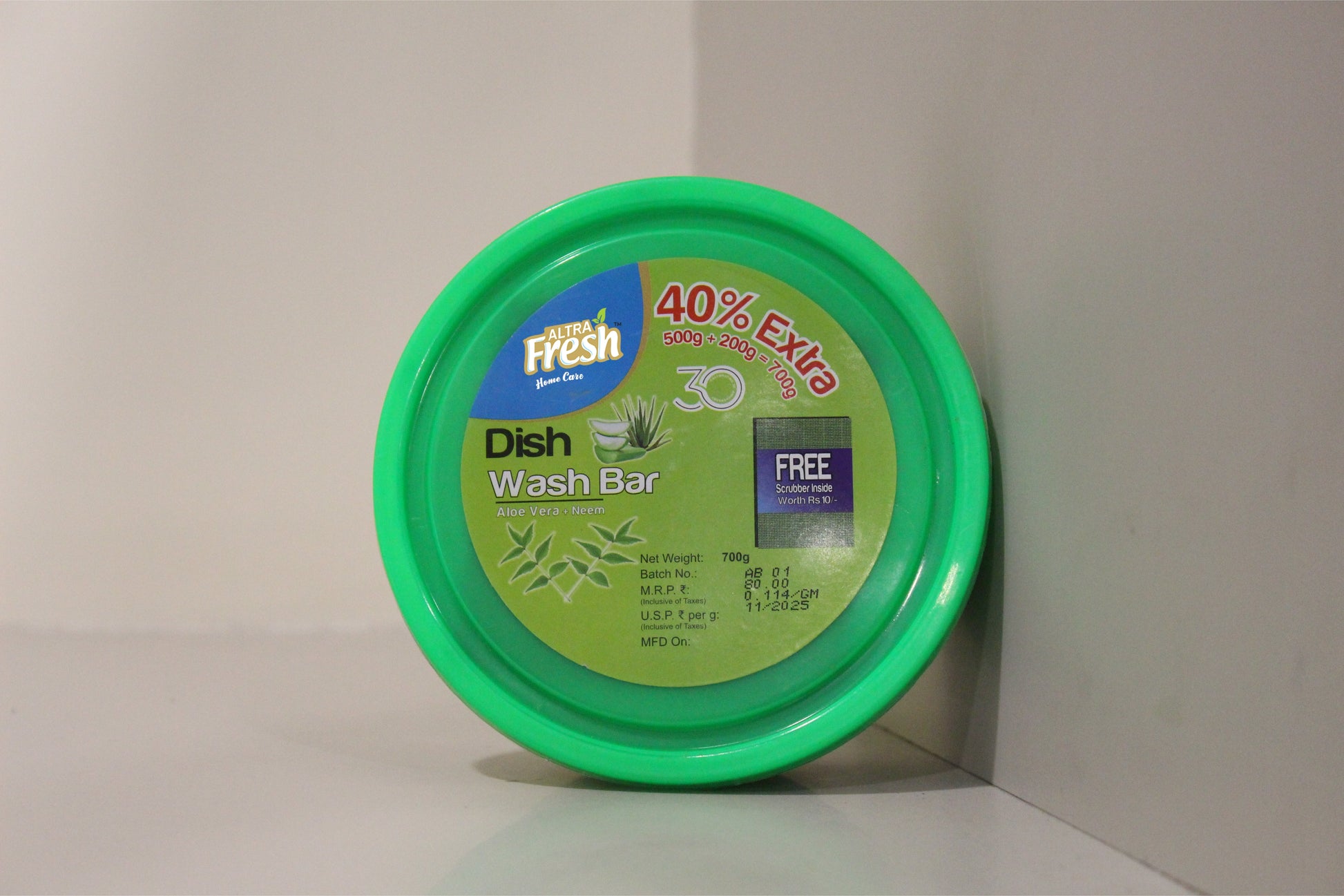 Altra Fresh Dish Wash Bar Aloe Vera + Neem 700 gm
