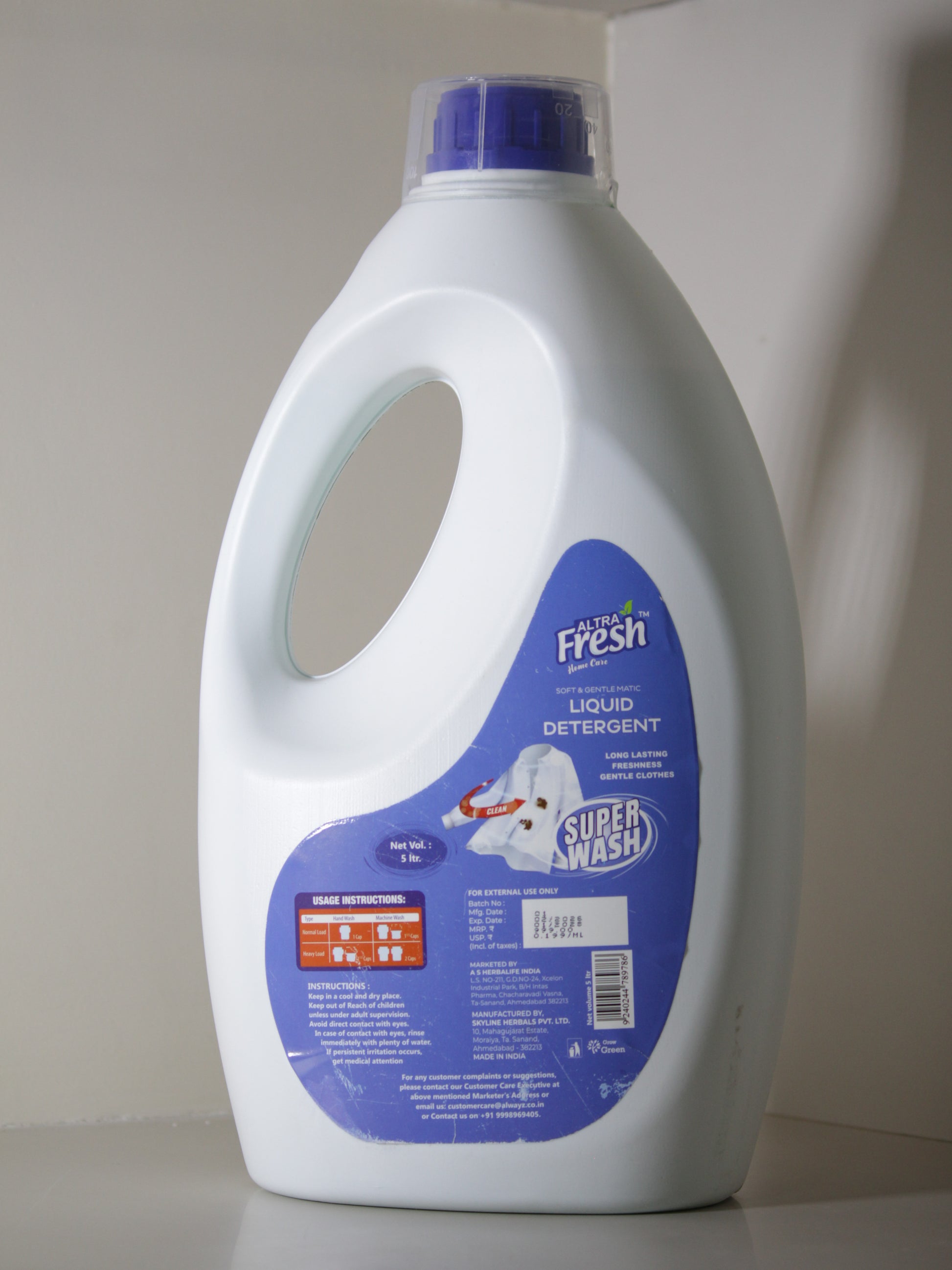 Altra Fresh Liquid Detergent 5ltr