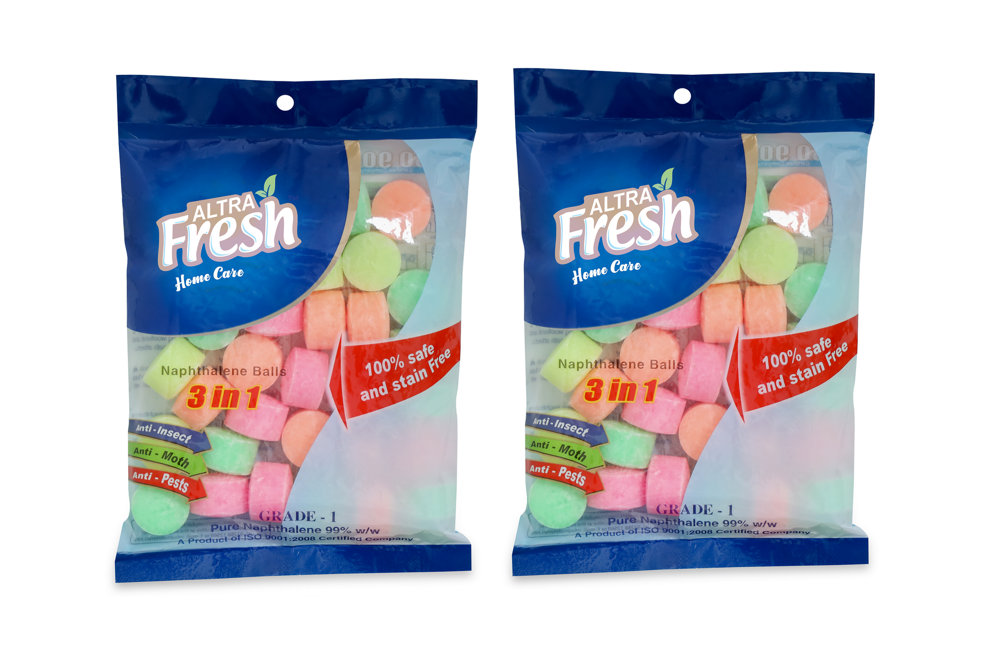 Altra Fresh Naphthalene Balls - Colored and Plain (Pack of 2)