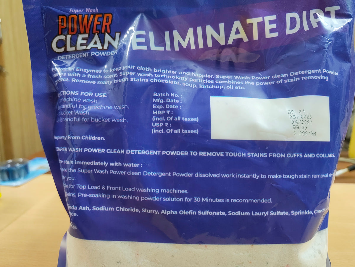 Altra Fresh Home Care Power Clean Detergent Powder 1 kg