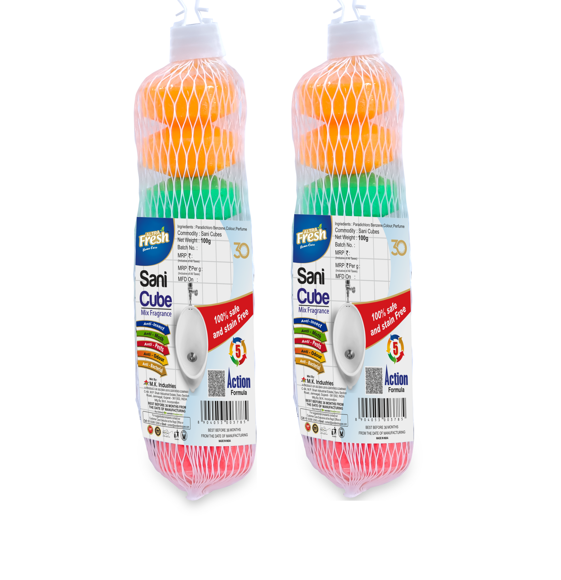 Altra Fresh Sani Cubes (Pack of 2)