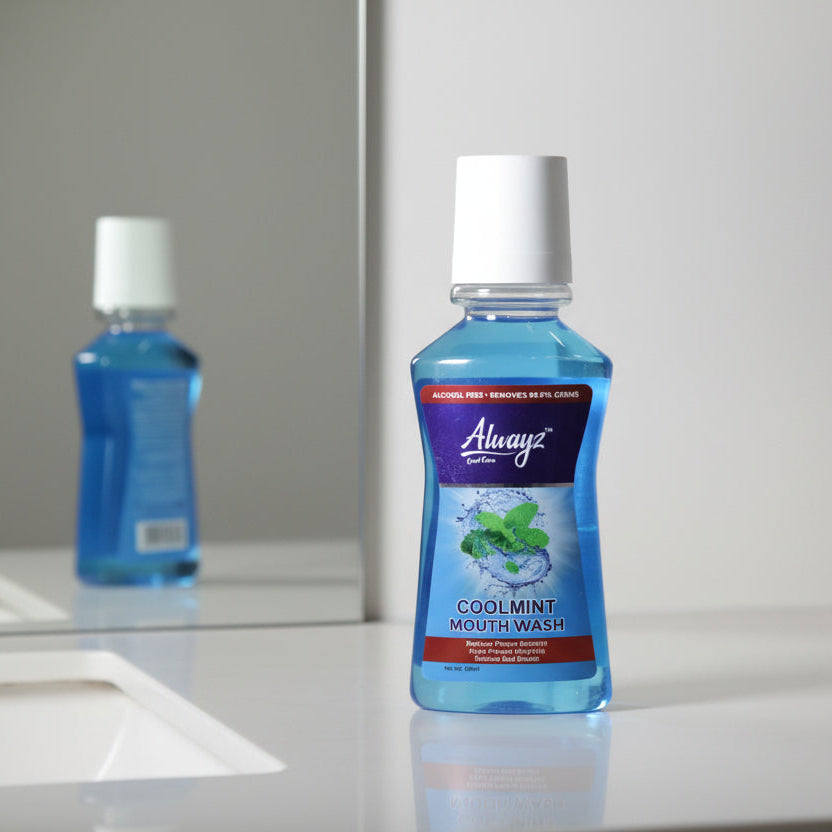 Alwayz Mouth Wash Cool Mint 250ml | Kills Germs, Freshens Breath & Keeps Mouth Hygienically Clean