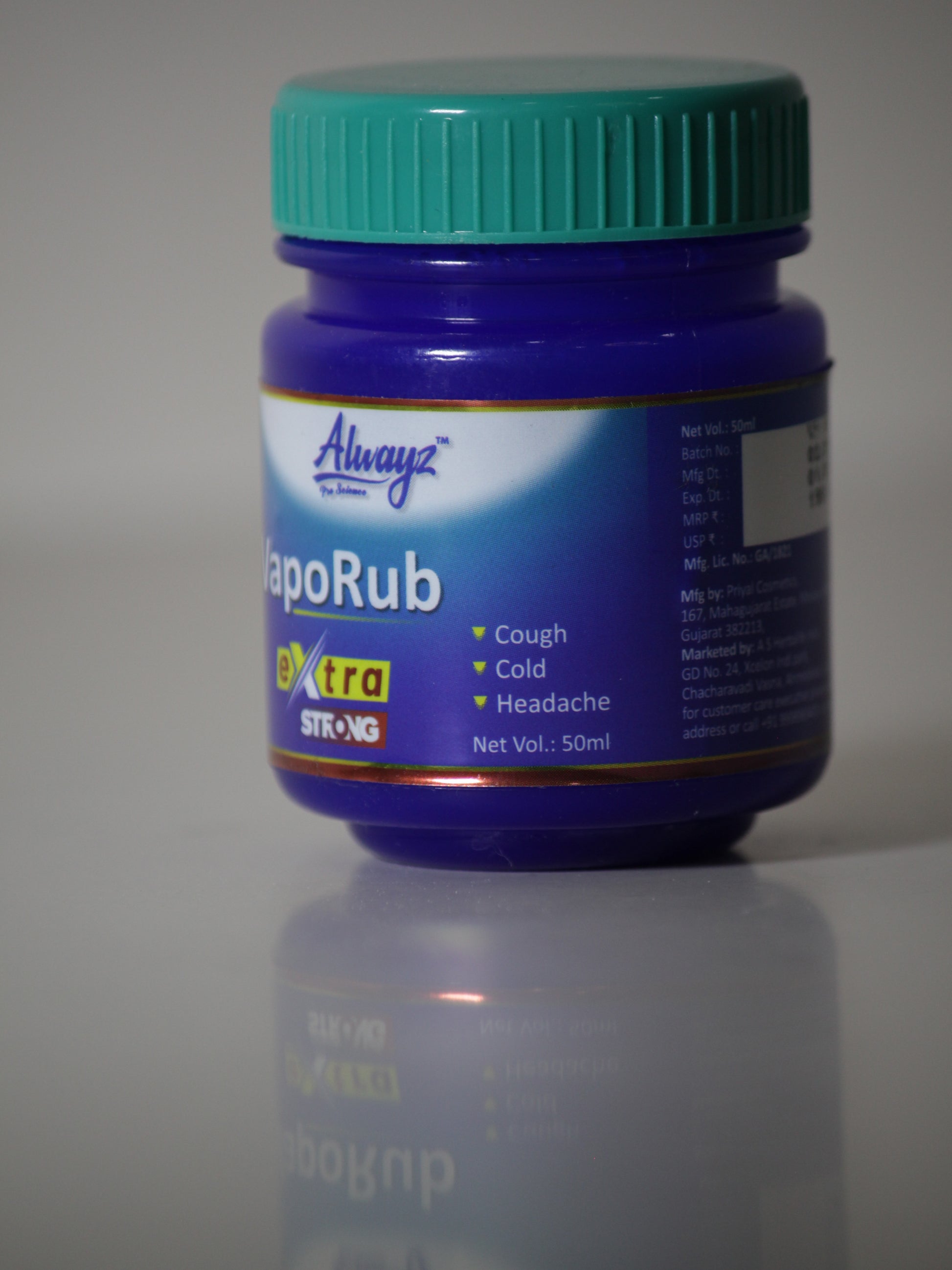 Alwayz VapoRub - Extra Strong 50ml