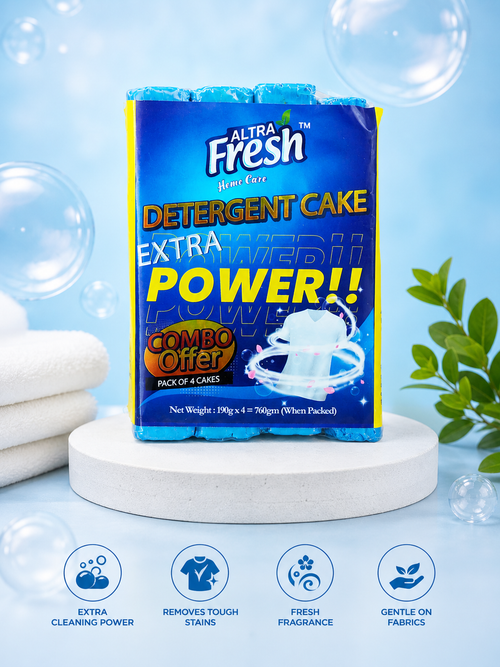 Altra Fresh Detergent Cakes Extra Power 760gm (4 Pieces)