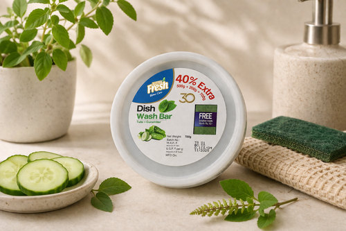Altra Fresh Dish Wash Bar Tulsi + Cucumber 700 gm