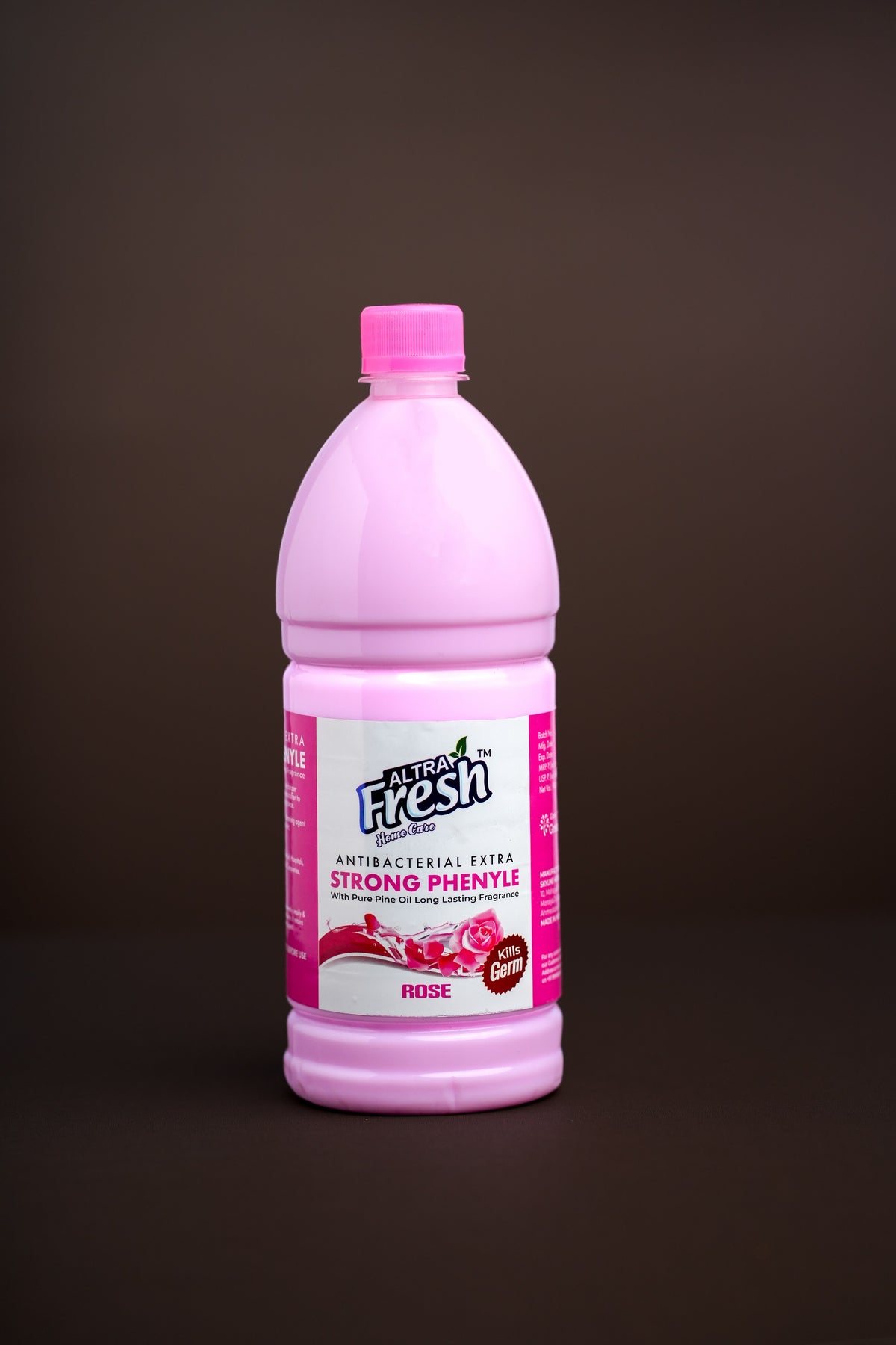 Altra Fresh Strong Rose Phenyle 900ml | Powerful Disinfectant, Kills Germs & Leaves a Long-Lasting Rose Fragrance