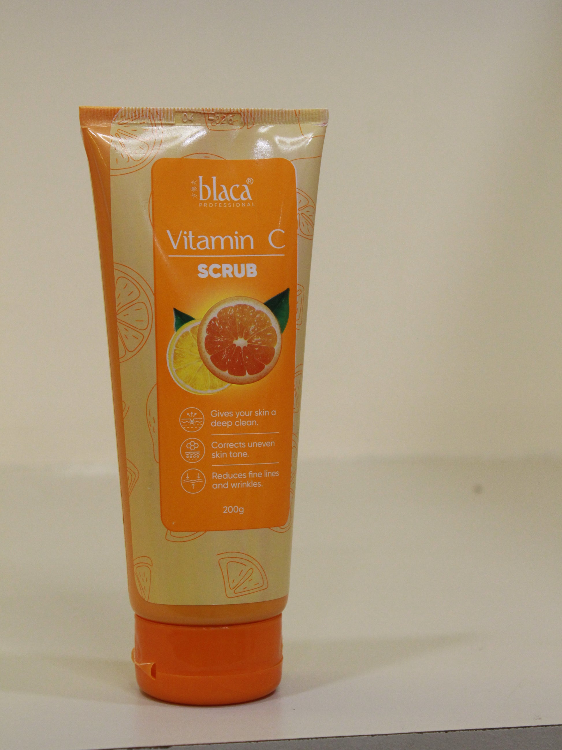 Blaca Vitamin C Scrub 200g for Glowing Skin | Brightens Complexion, Removes Tan & Exfoliates Deeply