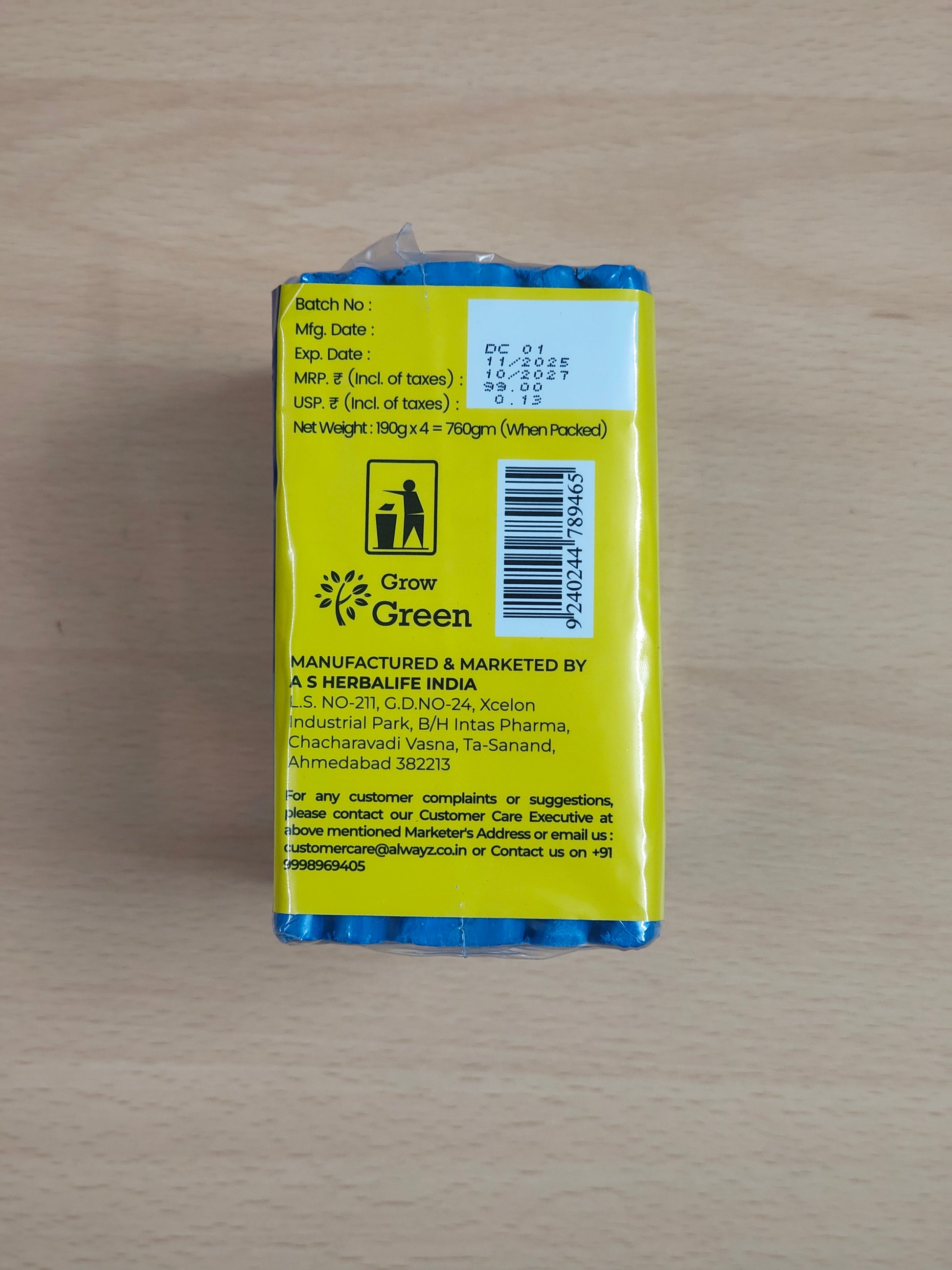 Altra Fresh Detergent Cakes Extra Power 760gm (4 Pieces)