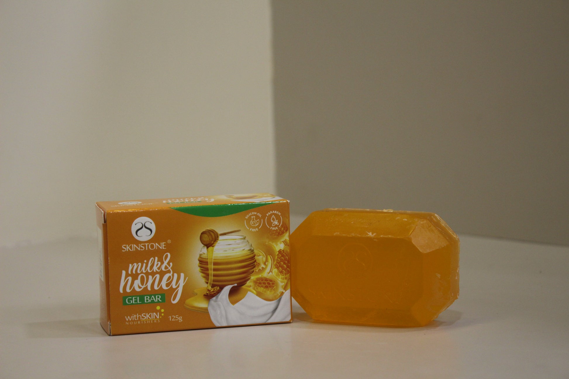 Skinstone Gel Bar 125gm - Milk & Honey