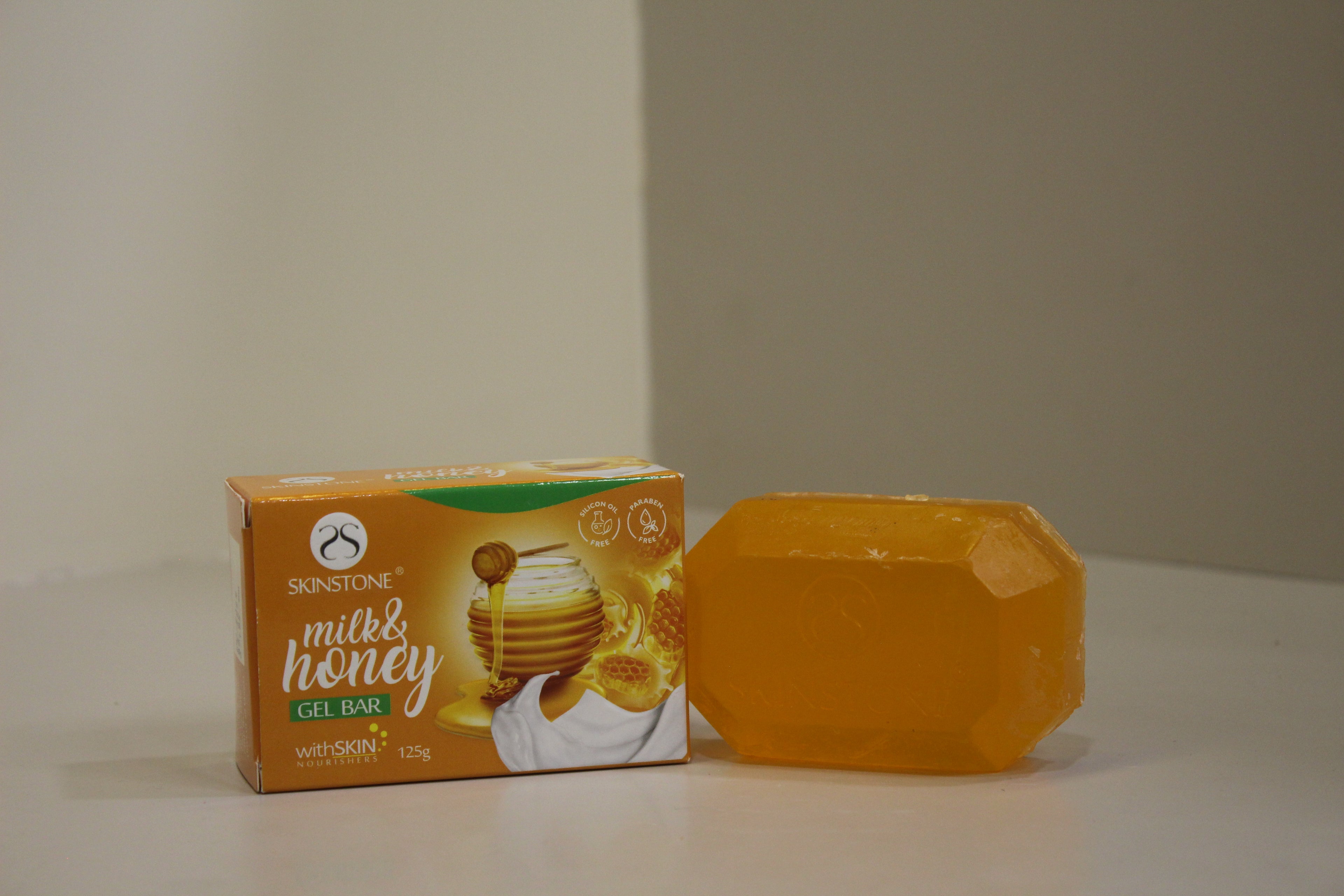 Skinstone Gel Bar 125gm - Milk & Honey