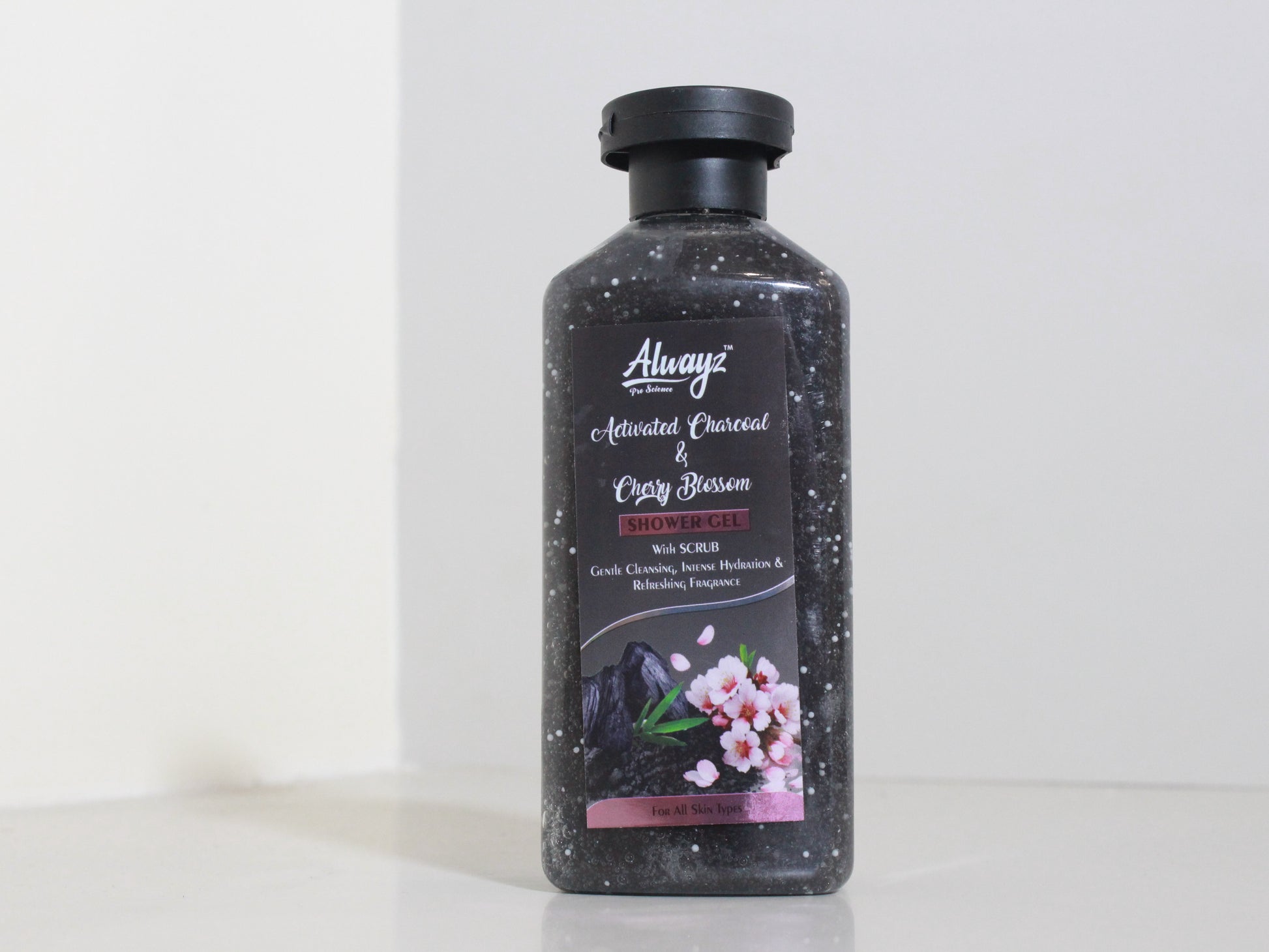 Alwayz Shower Gel 250 ml - Activated Charcoal & Cherry