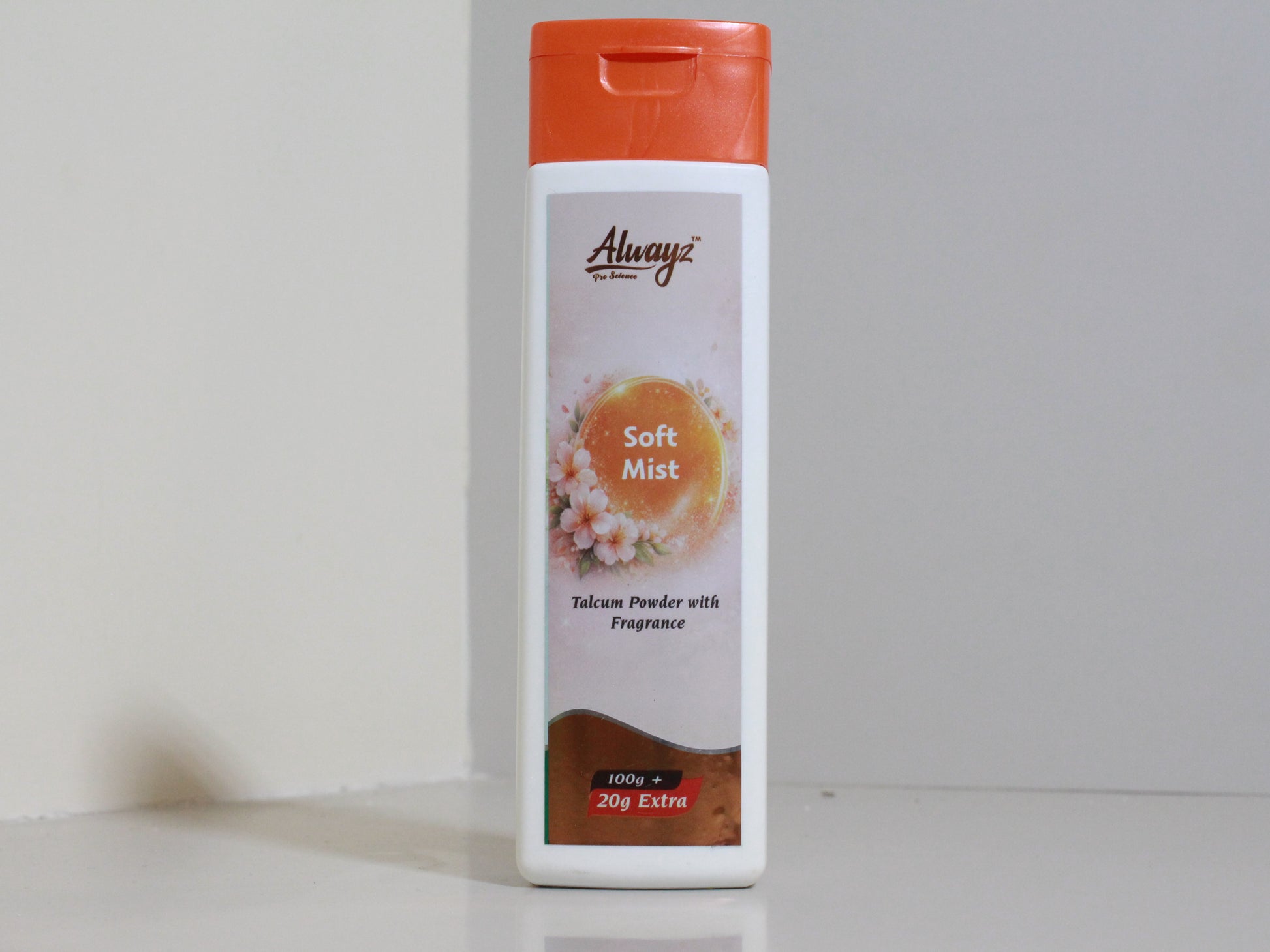 Alwayz Fragrance Body Talc 120 gm - Soft Mist