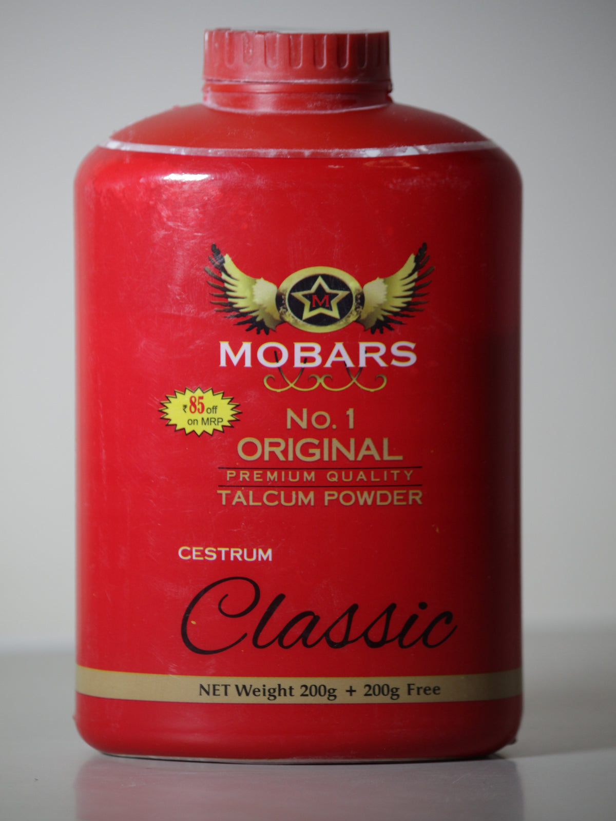 Mobars Talcum Powder Classic 400 gm | Keeps Skin Fresh, Dry & Fragrant All Day