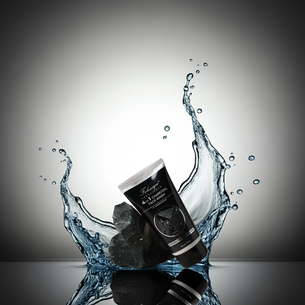 Fabonique Pro Science 4 in 1 Charcoal Facewash 150 ml