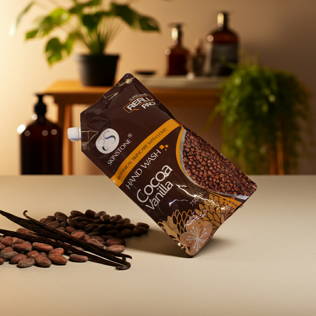 Skinstone Cocoa Vanilla Handwash 750ml Refill Pack