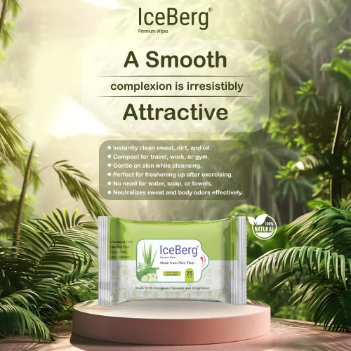 IceBerg Premium Vipes - Aloevera Cucumber