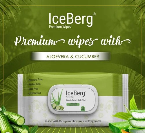 IceBerg Premium Vipes - Aloevera Cucumber