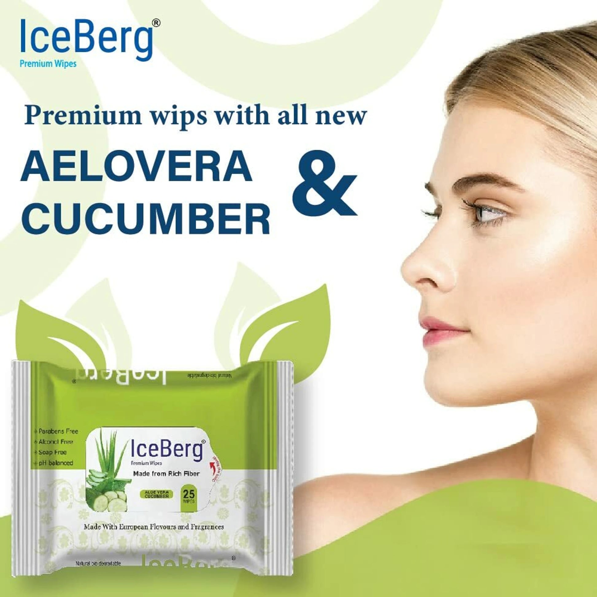 IceBerg Premium Vipes - Aloevera Cucumber