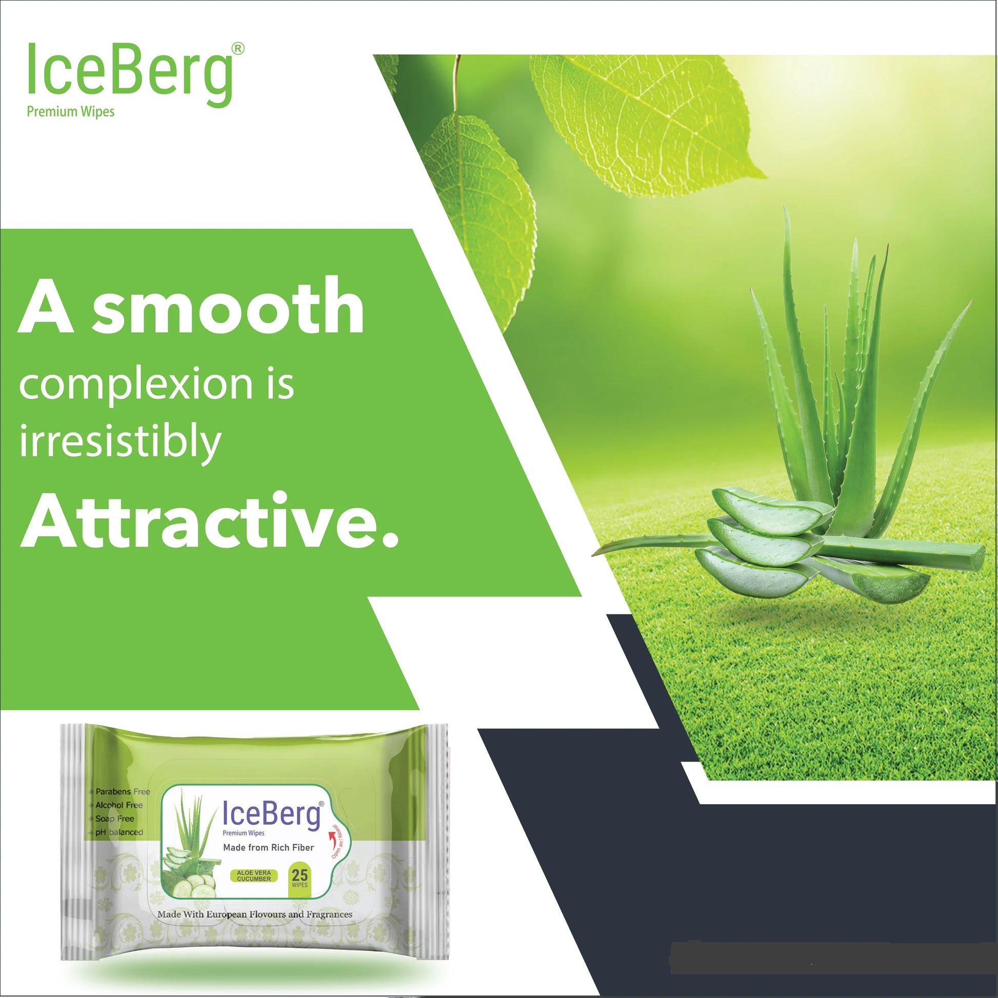 IceBerg Premium Vipes - Aloevera Cucumber