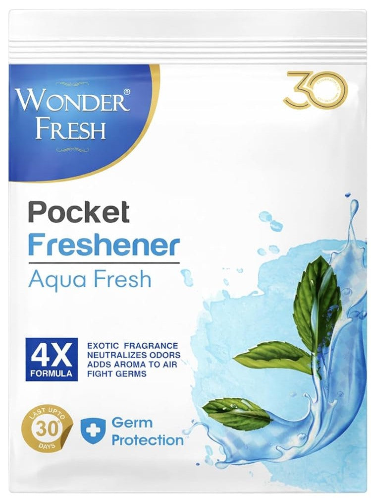 Wonder Fresh Pocket Freshener 10g - Aqua Fresh