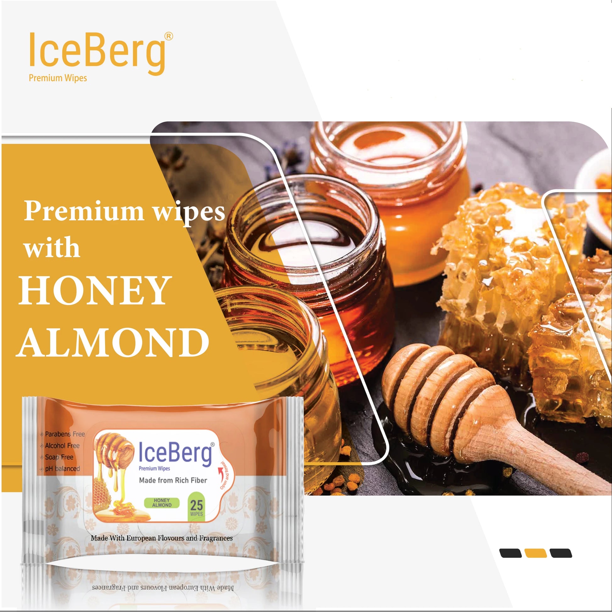 IceBerg Premium Vipes - Honey Almond