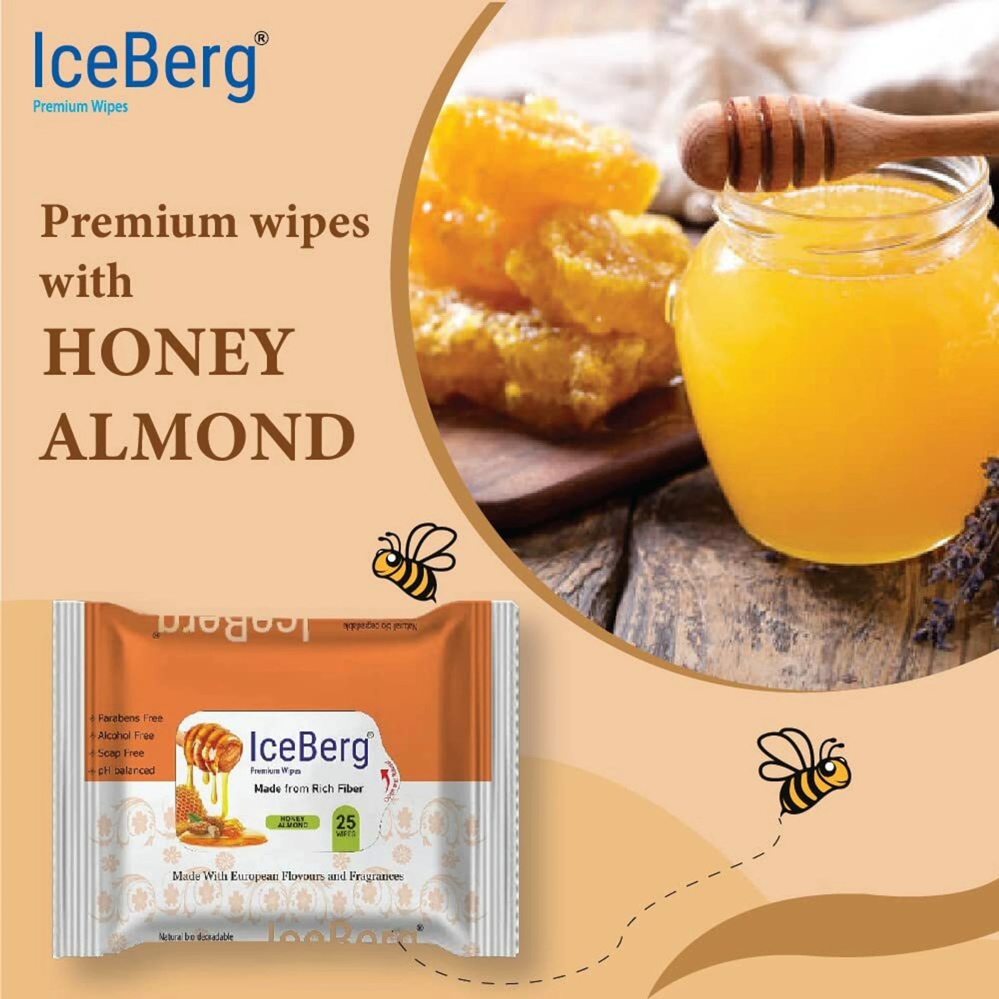 IceBerg Premium Vipes - Honey Almond