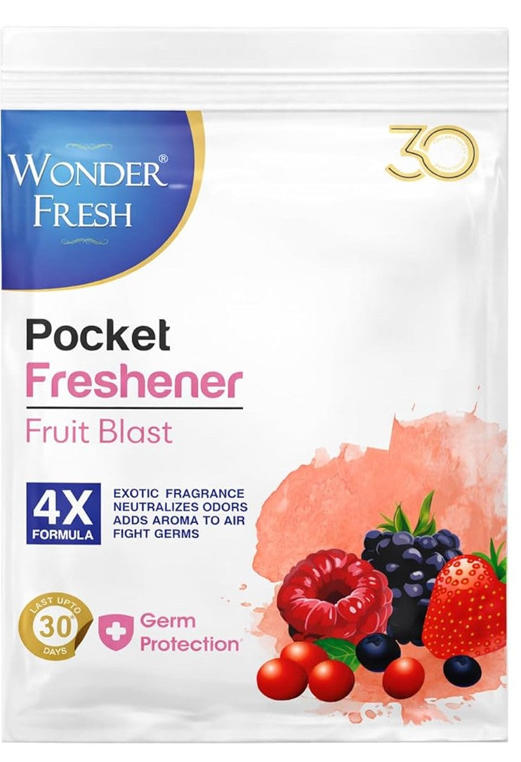 Wonder Fresh Pocket Freshener 10g - Fruit Blast