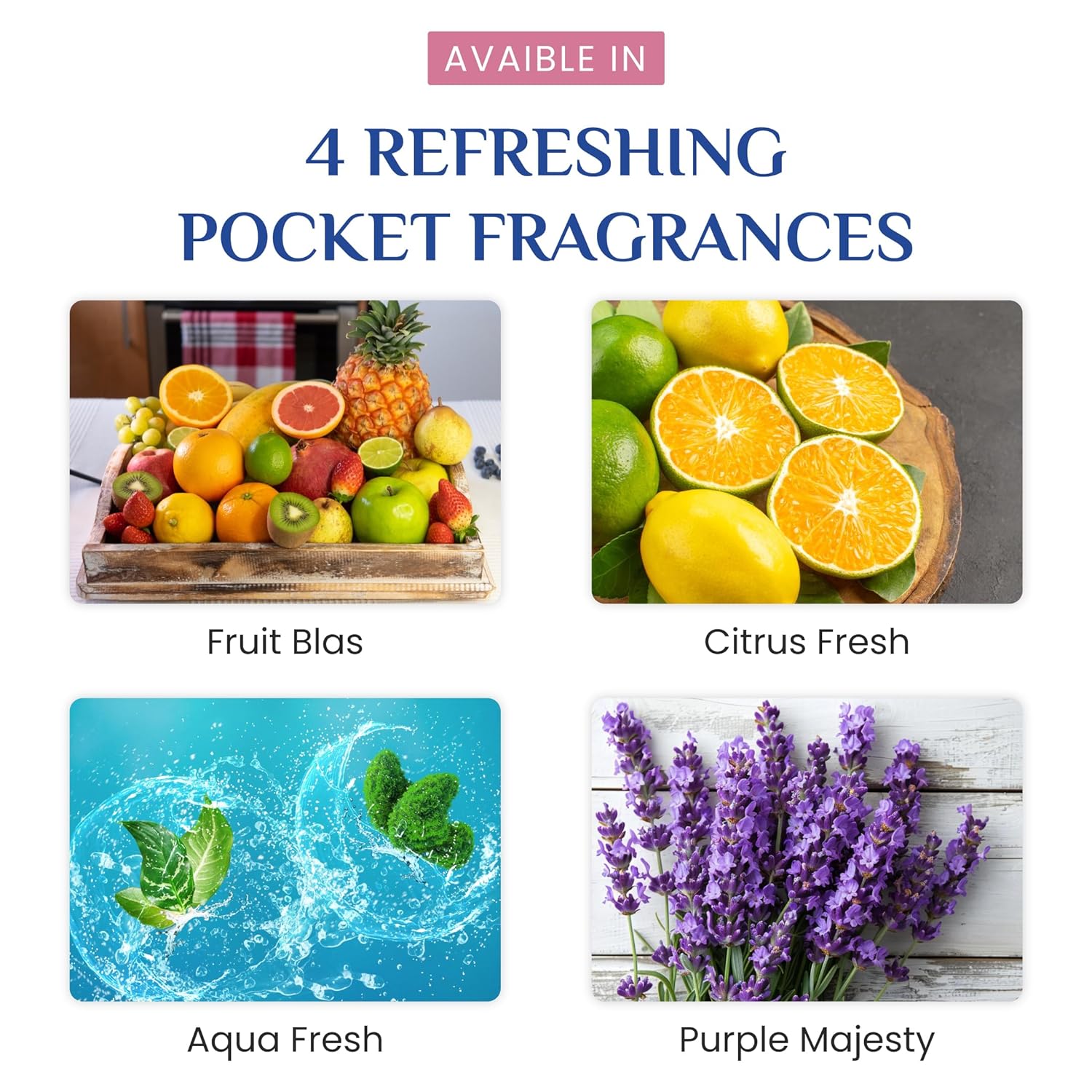 Wonder Fresh Pocket Freshener 10g - Fruit Blast