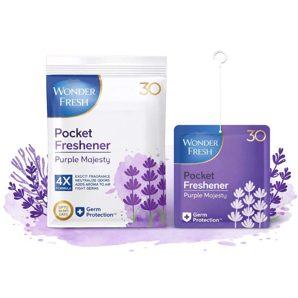 Wonder Fresh Pocket Freshener 10g - Purple Majesty