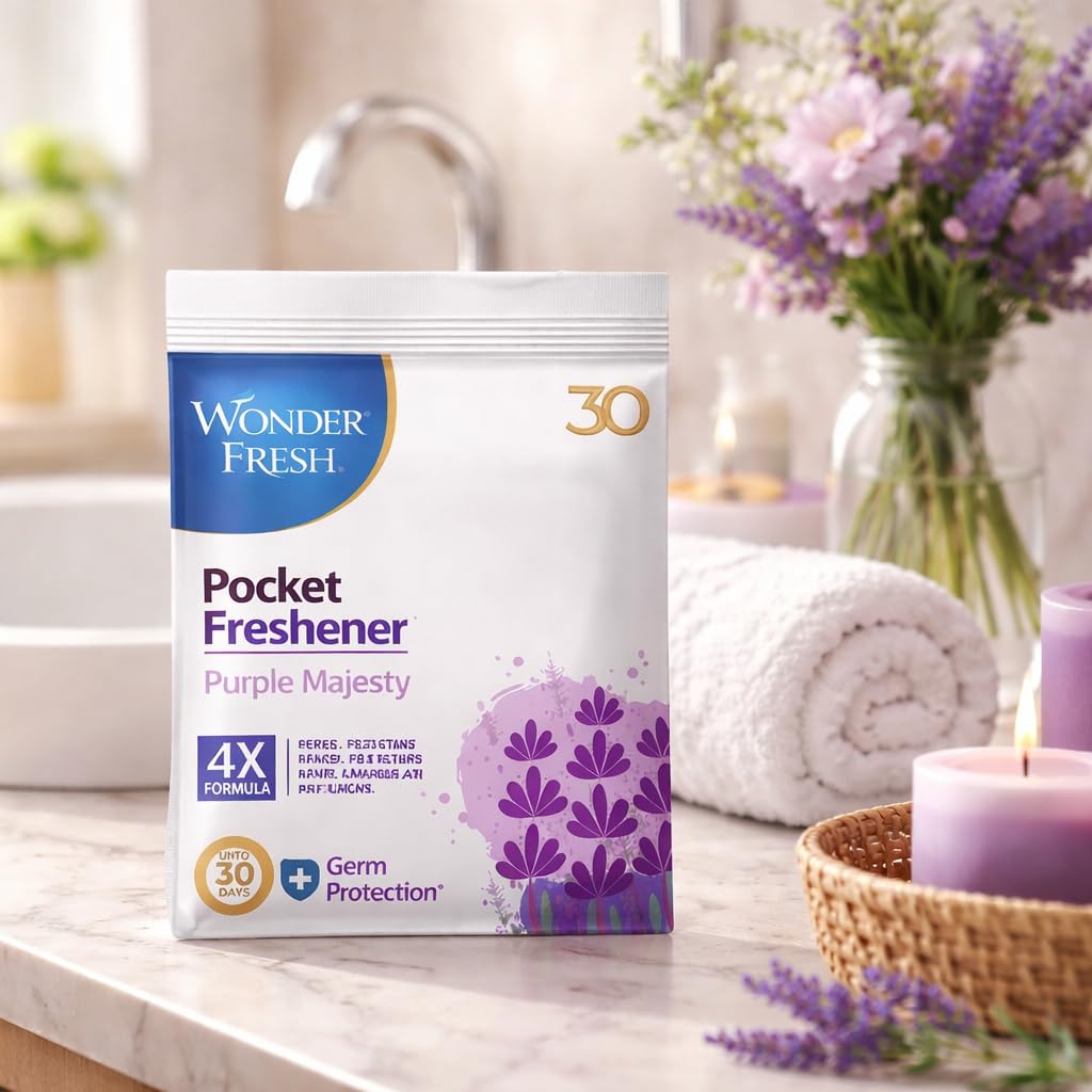 Wonder Fresh Pocket Freshener 10g - Purple Majesty