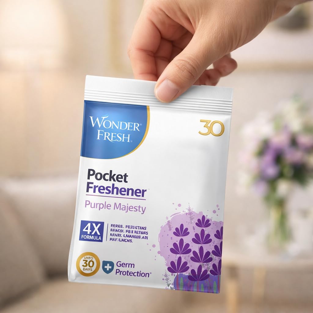 Wonder Fresh Pocket Freshener 10g - Purple Majesty