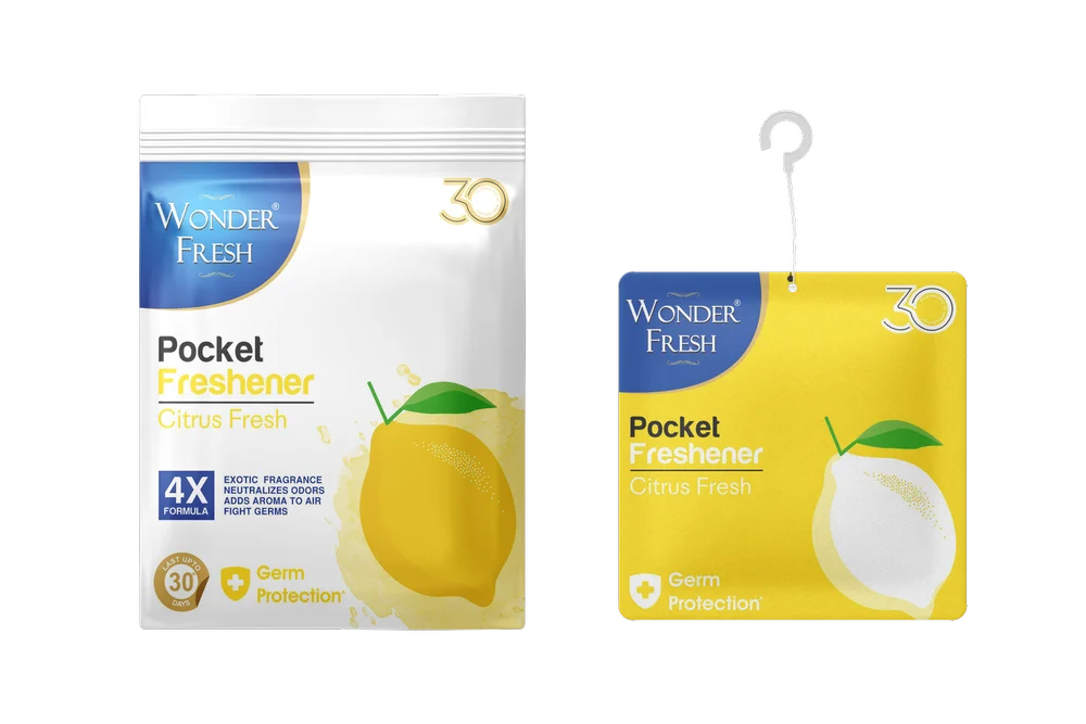 Wonder Fresh Pocket Freshener 10g - Citrus Fresh